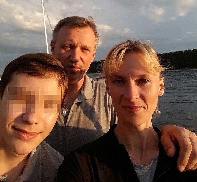 Вадим Янголенко, Дарья Ефимова и их сын Ростислав. Фото: СОЦСЕТИ