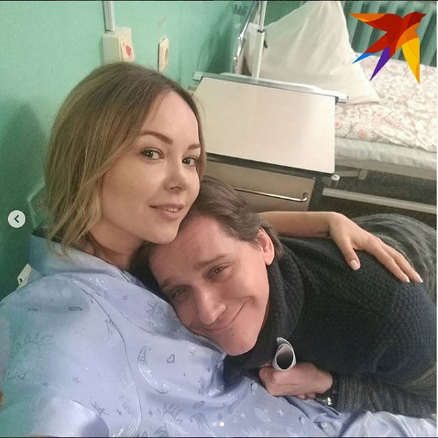 Фото со съемок сериала «Сжигая мосты», после которого Ольге приписали роман с российским актером Юрием Батуриным. Фото: личный архив.