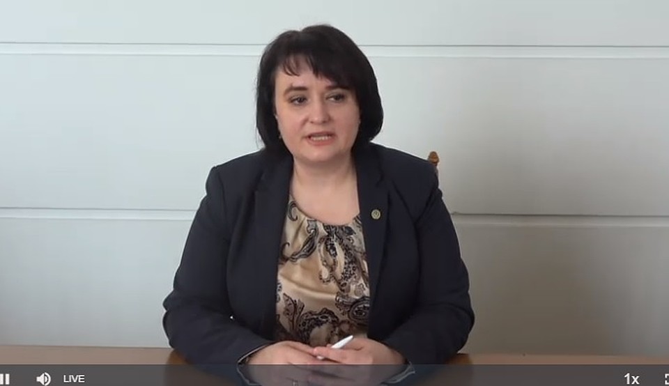 Глава Минздрава Виорика Думбрэвяну.