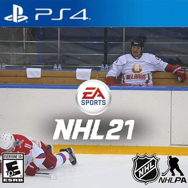 Хоккейный вариант с NHL21. Фото: соцсети