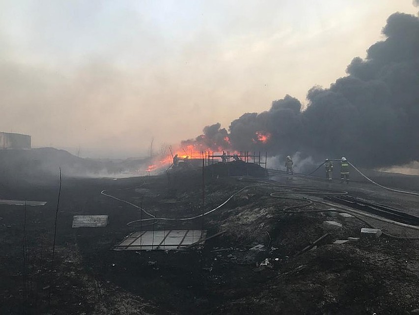 В огне погиб пожарный. Фото: ГУ МЧС России по РО.