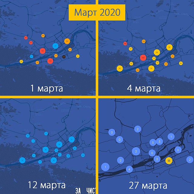 Данные за март 2020. Проект: Красноярск.Небо