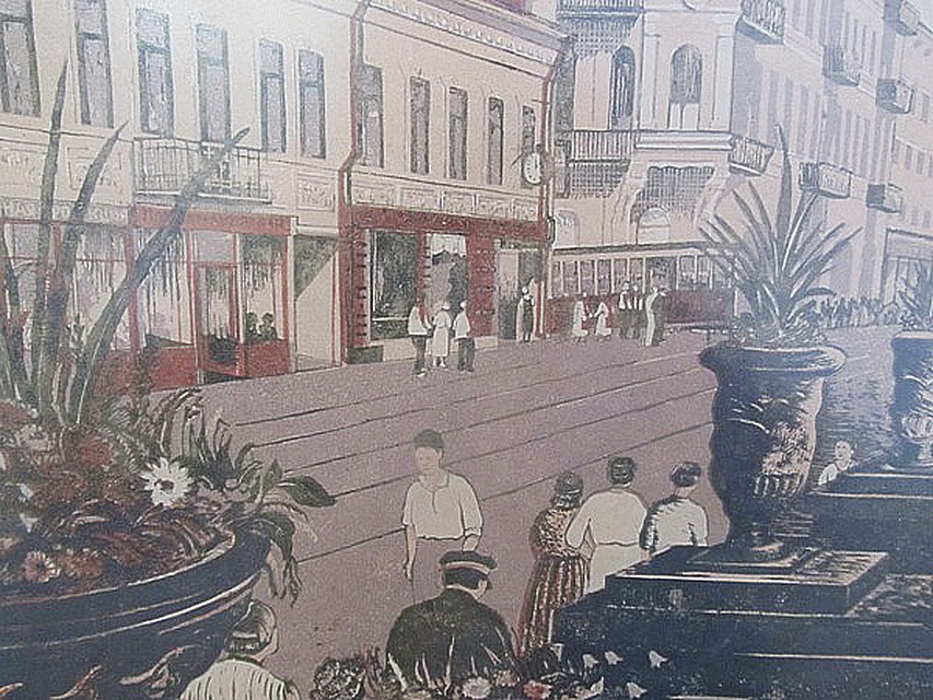 И улица Советская на работе того же Тычины, но уже в 1940-м. Фото: фонды Национального исторического музея Беларуси, novychas.by