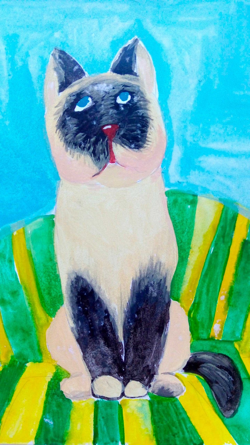 Кошка Сима Полины Трофимовой.