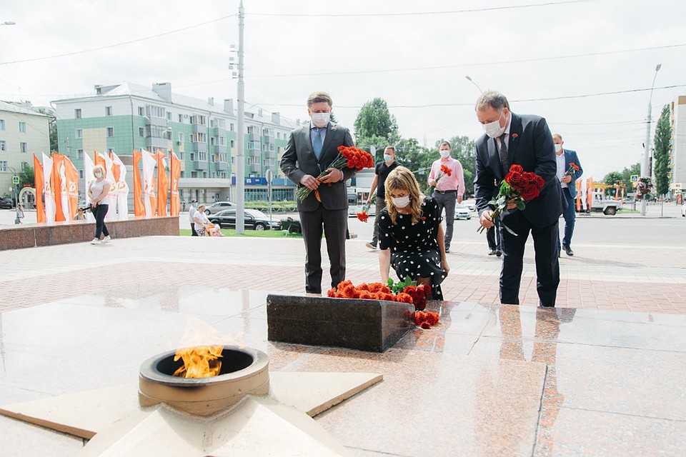 День памяти и скорби в Липецке Фото: Пресс-служба администрации города Липецка.
