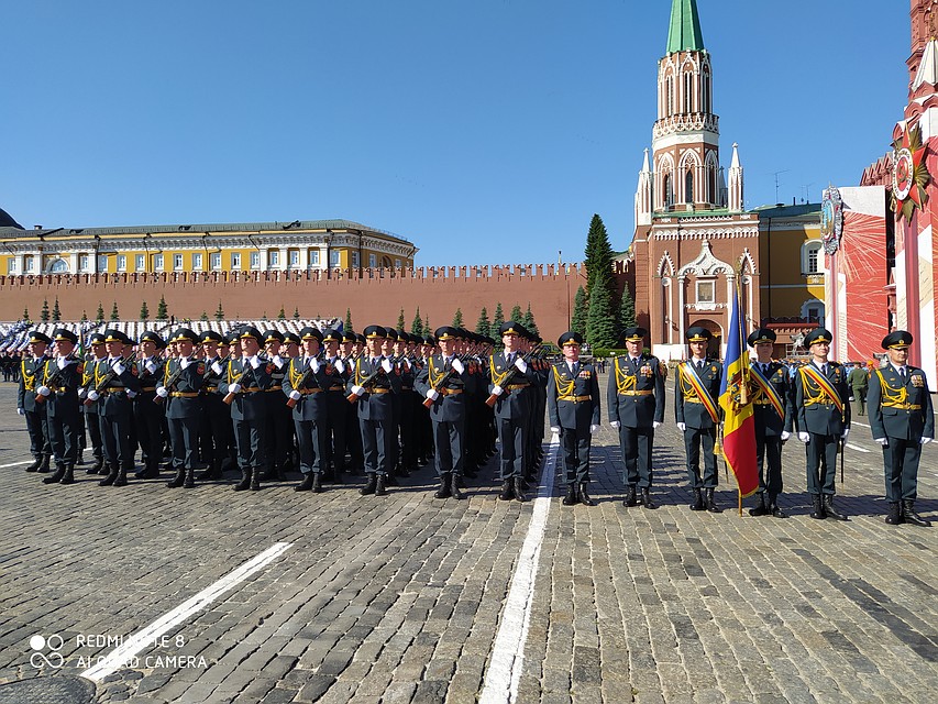 На Красной Площади (Фото: министерство обороны РМ).