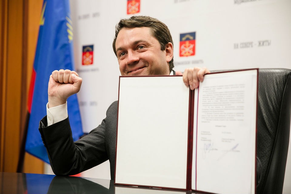 Андрей Чибис: «ФосАгро» является нашим добрым, серьезным и надежным партнером. Фото: правительство Мурманской области