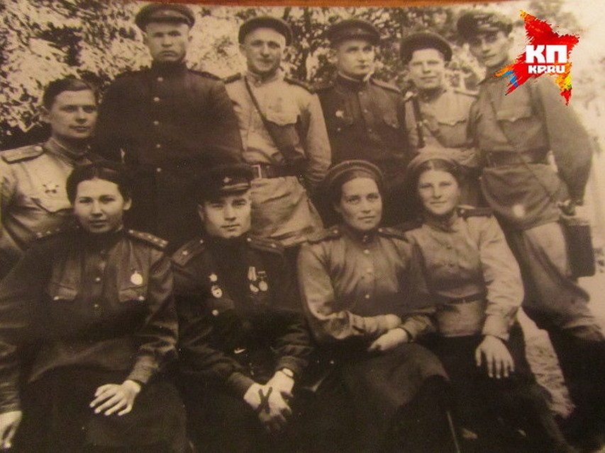 Со своими боевыми товарищами Кира Георгиевна дошла до Праги