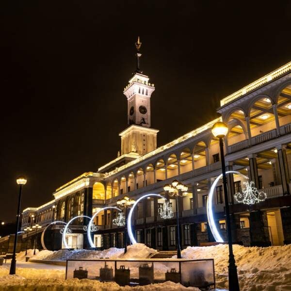 Новый год на Северном речном вокзале