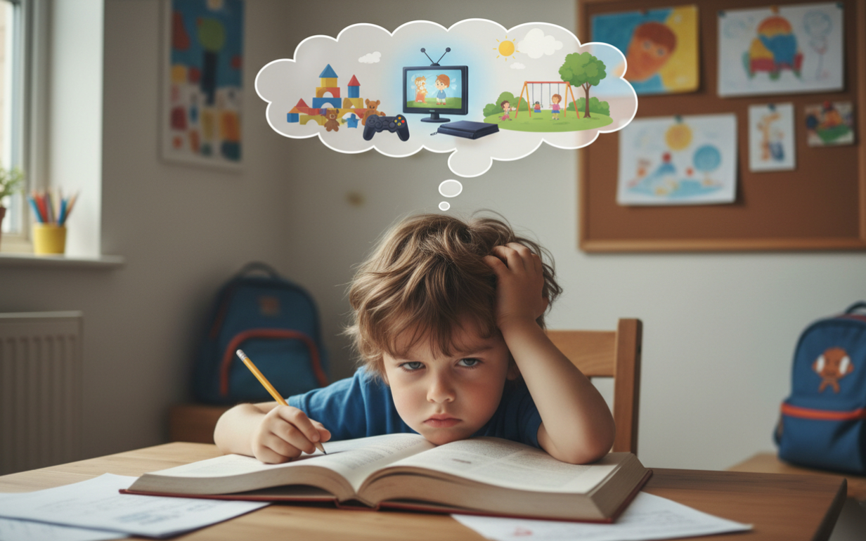 Как приучить ребенка делать уроки