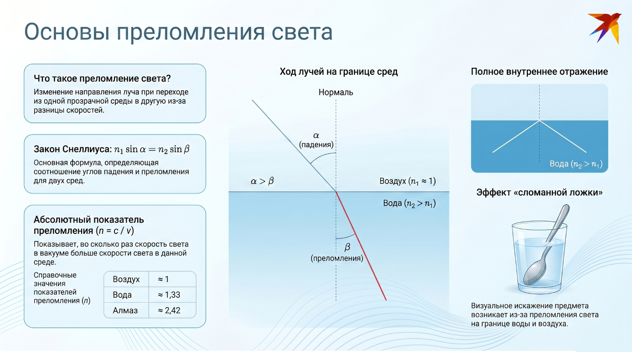 Преломление света