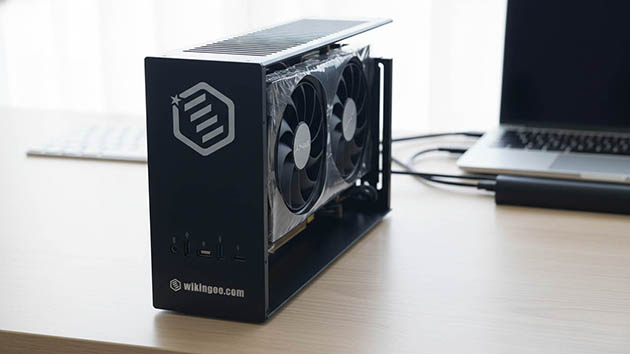 EGPu Wikingoo M2-215 - 240W + PNY GeForce RTX 4060 8Gb. Thunderbolt ¾. Фото: Татьяна Фадеева / Нейросеть