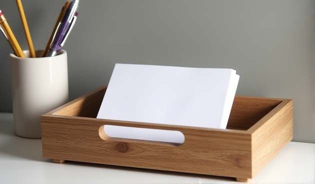 Настольный органайзер из дерева