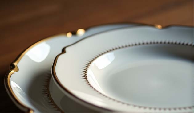 Парные именные тарелки