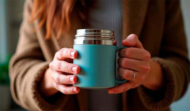 Набор с пледом и термокружкой