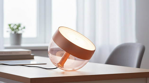 Philips Hue White and Color Ambiance Iris Limited Edition Bluetooth. Фото: Ян Ляпин / Нейросеть