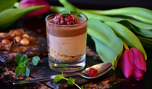 Мусс из чая и сливок