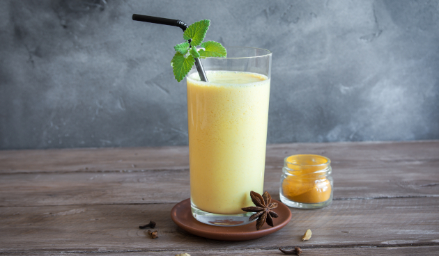 Куркума с кефиром