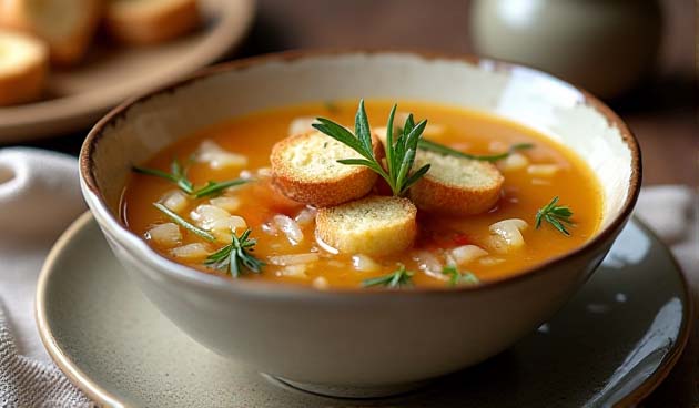 Тюря с квашеной капустой