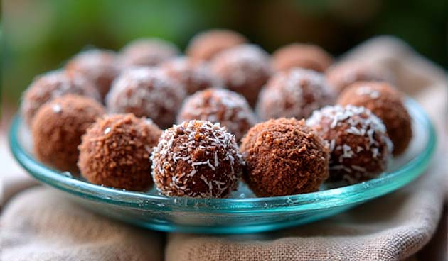 Шоколадно-кокосовые шарики