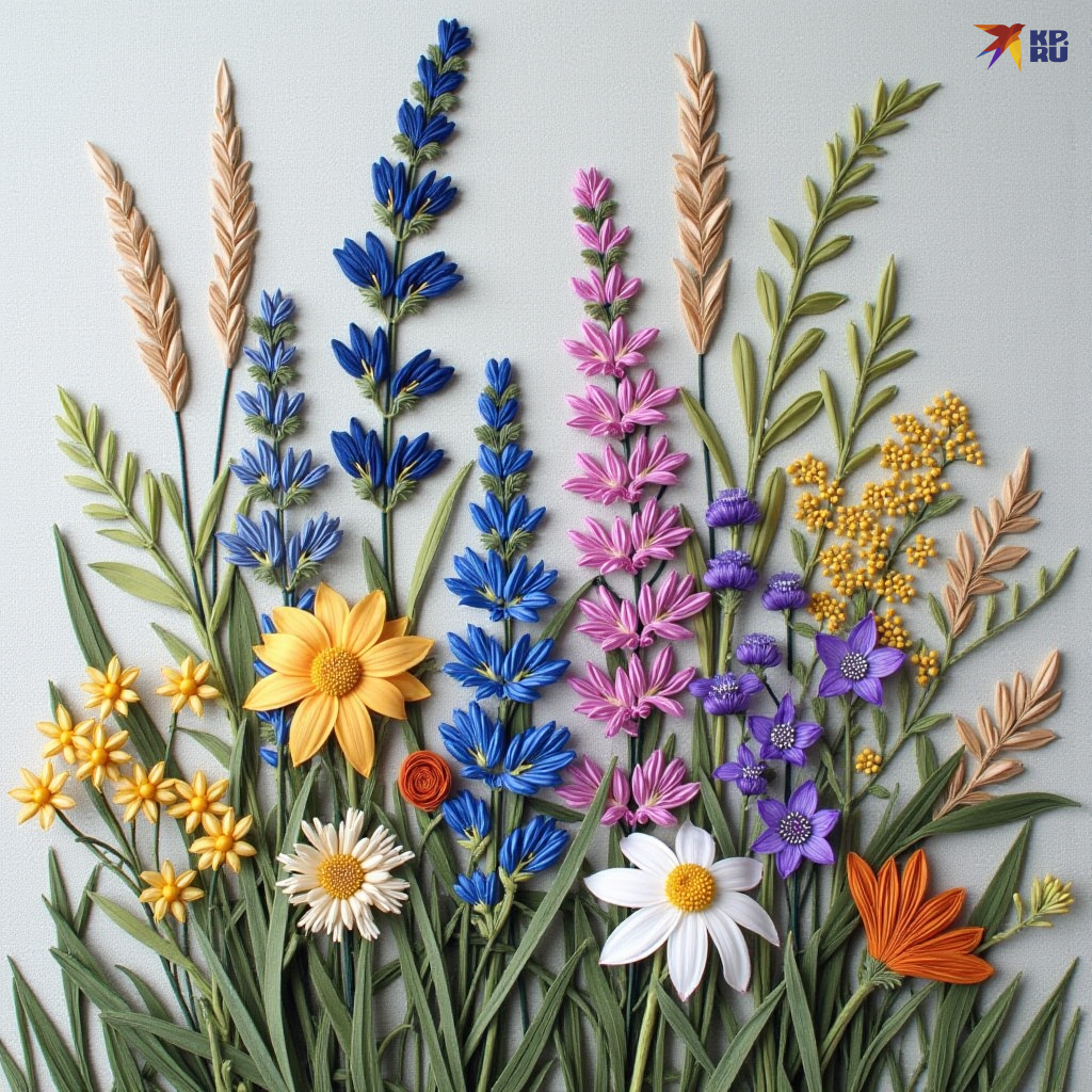 Картинки, фото с вышивкой лентами для вдохновения