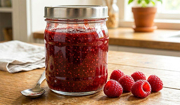 Классическое варенье из свежей малины