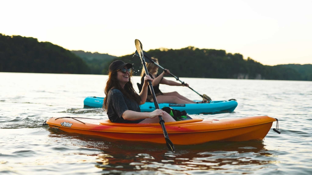 девушки на байдарках