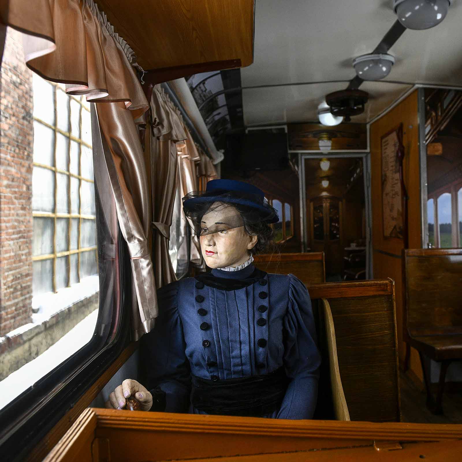 восковая фигура Императорский поезд