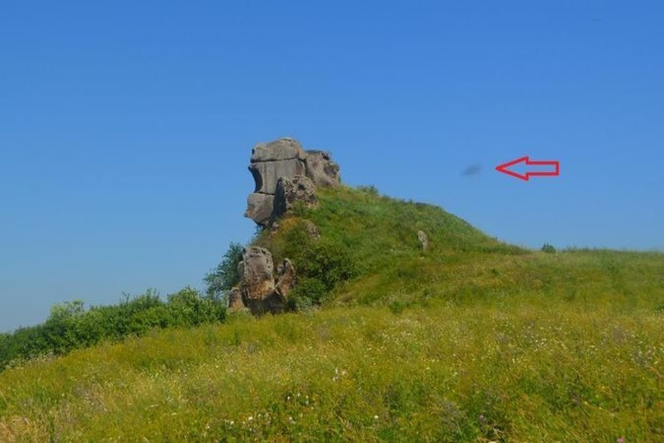 Фото НЛО, заснятого баксанским фотографом.