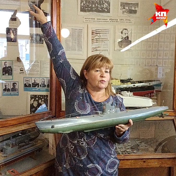 В музее флота.