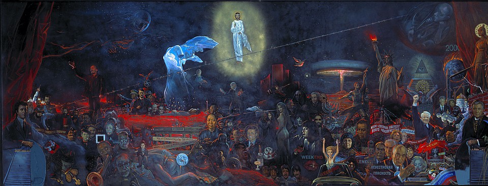 Мистерия ХХ века. 1999 год. Холст, масло.