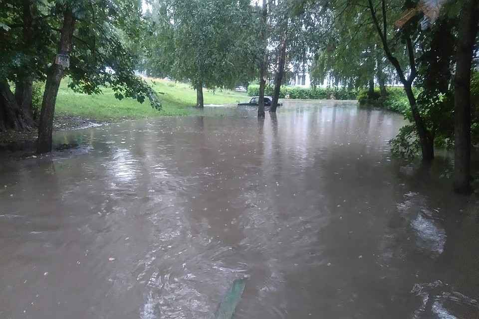 любитель брянск затопило ливнем с градом фото игры