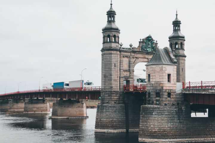 Главная достопримечательность Советска - мост Королевы Луизы 1907 года.