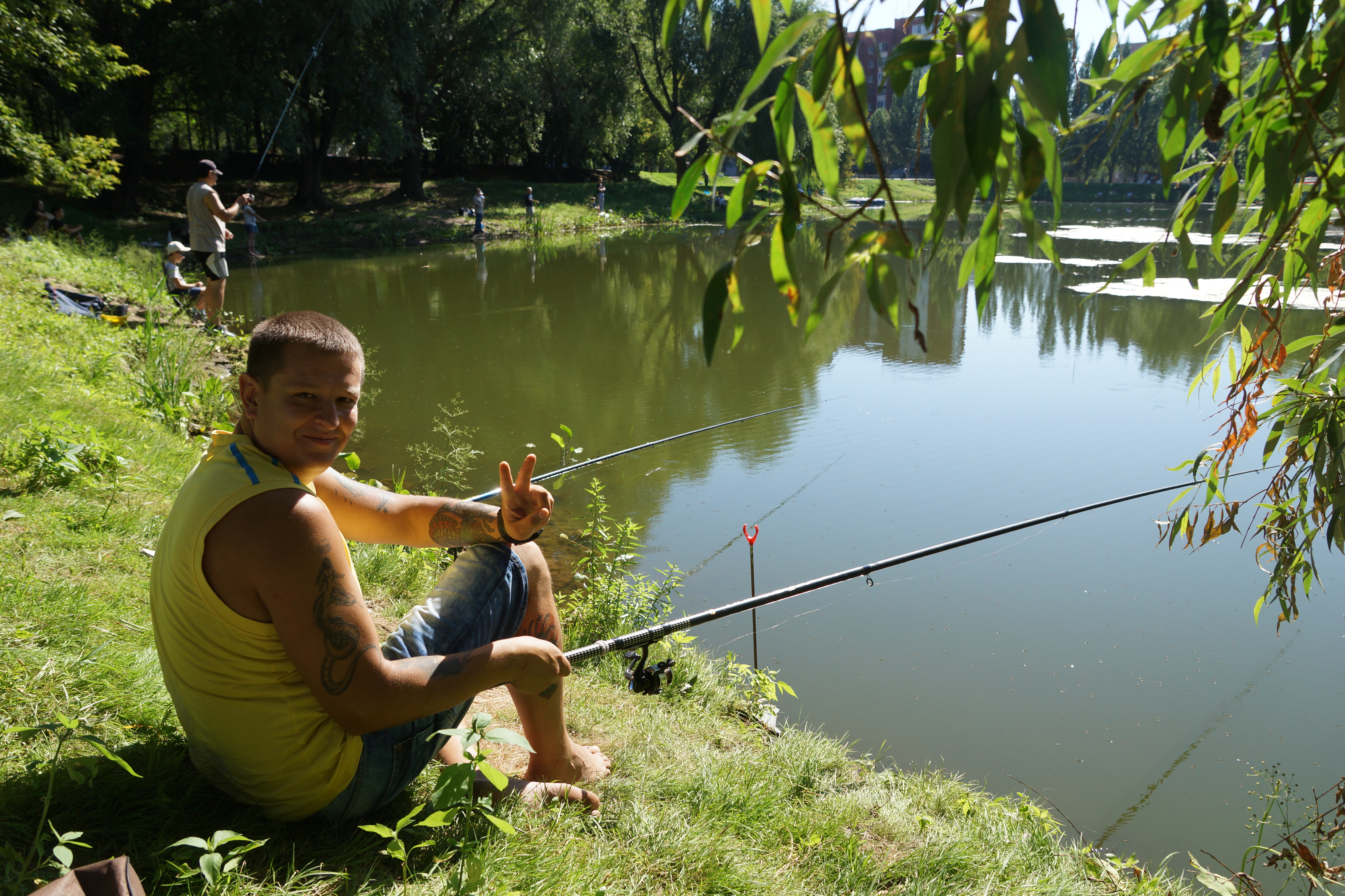 Отличное место для спокойной рыбалки