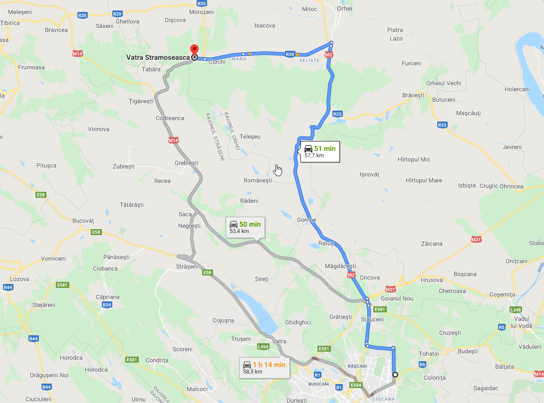 Как добраться в Гостевой дом Vatra Strămoșească