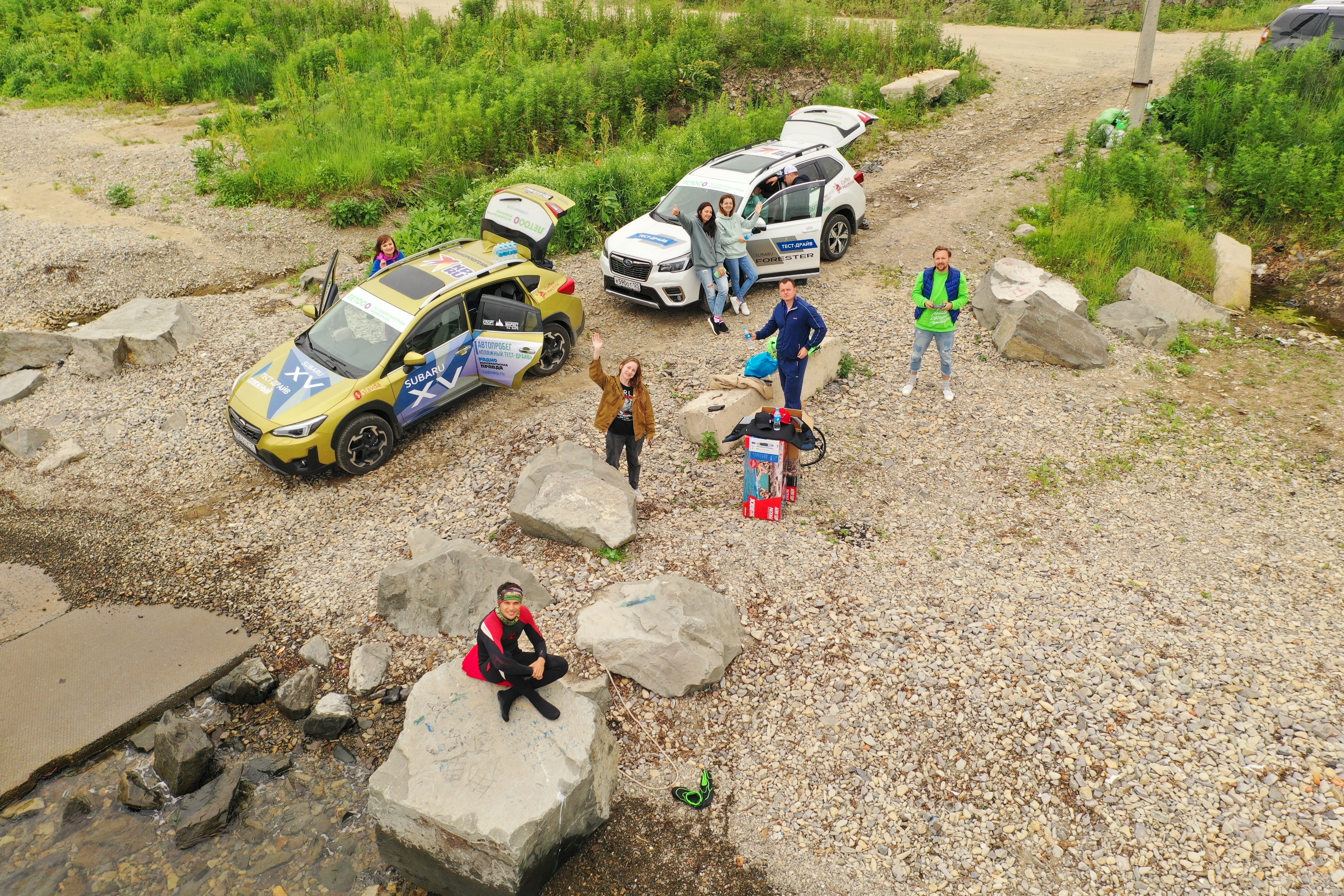 Всю дорогу с нами надежные Subaru Forester и Subaru XV