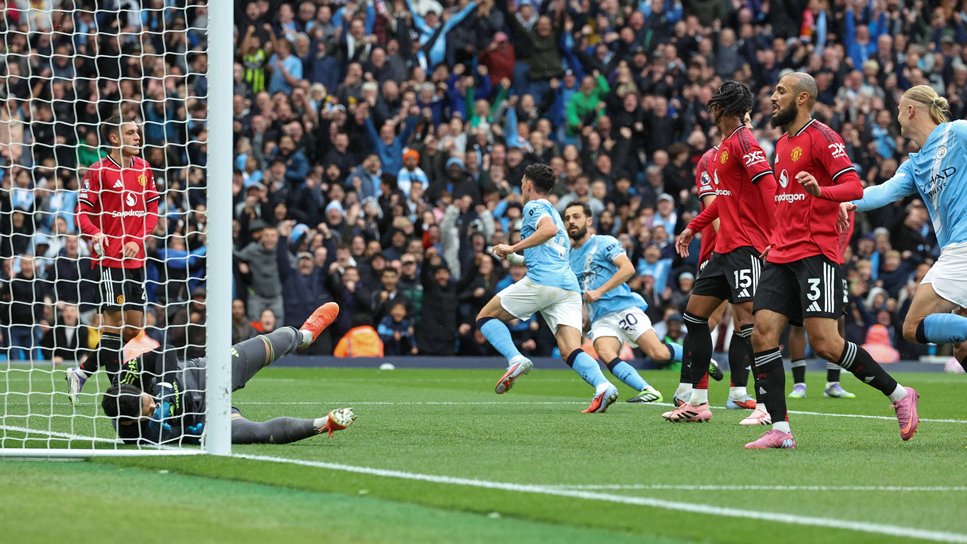 ФК «Манчестер Юнайтед» — ФК «Манчестер Сити». Фото: globallookpress.com/IMAGO/Mark Cosgrove/News Images