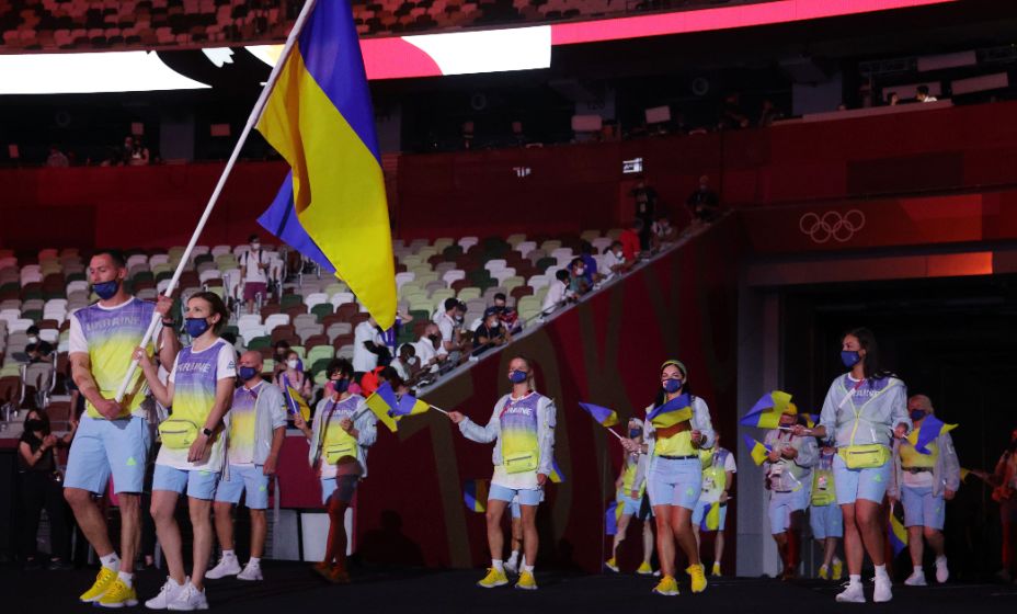 Сборная Украины на Олимпиаде в Токио. Фото: Reuters