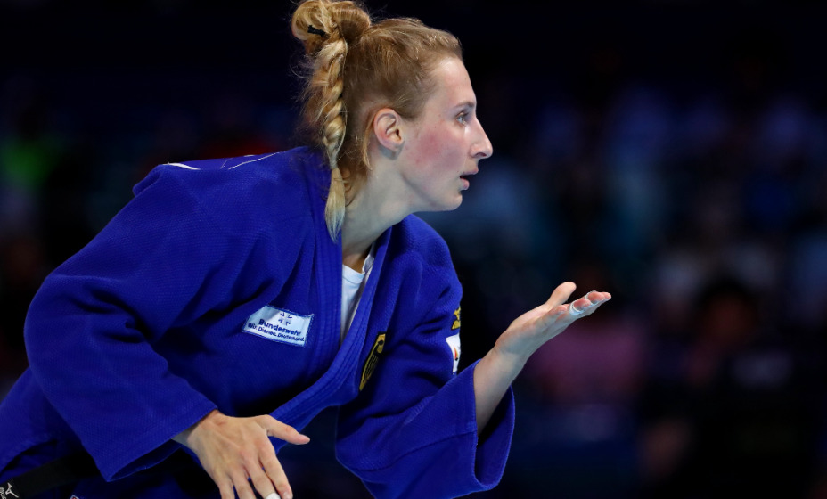 Немецкая дзюдоистка Мартина Трайдос получила по лицу от тренера. Фото: Global Press Look