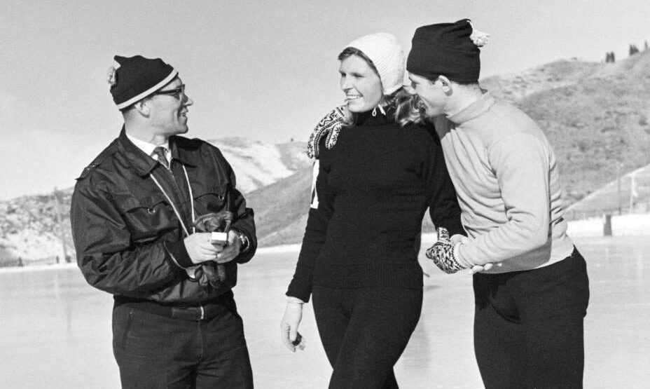 Инга Артамонова и Геннадий Воронин, коньки