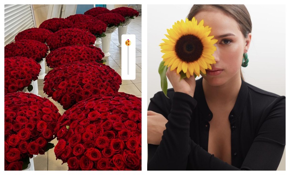 Загитова показала огромное количество букетов. Фото: Instagram