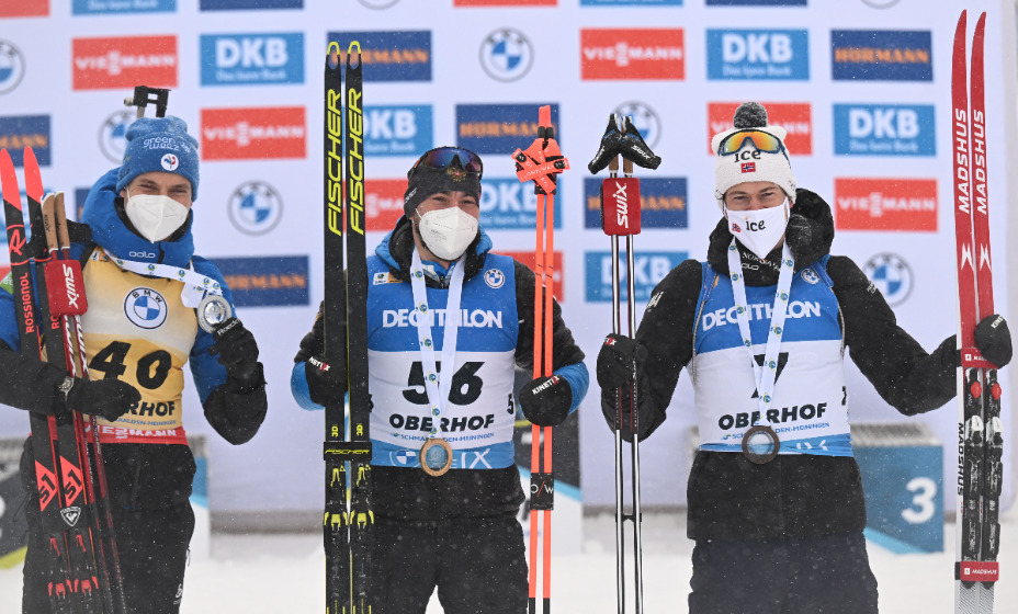 Россиянин Александр Логинов - победитель спринта в Оберхофе. Фото: Global Look Press