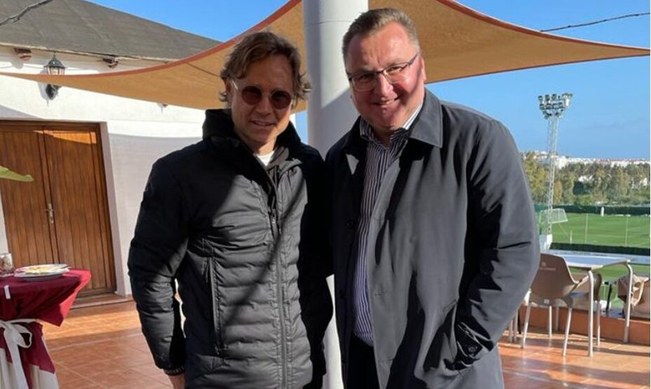 Валерий Карпин и Чеслав Михневич