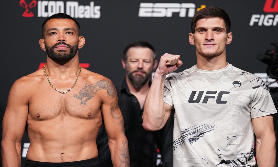 Мовсар Евлоев (справа) победил Дэна Иге на UFC Vegas 56. Фото: UFC Russia