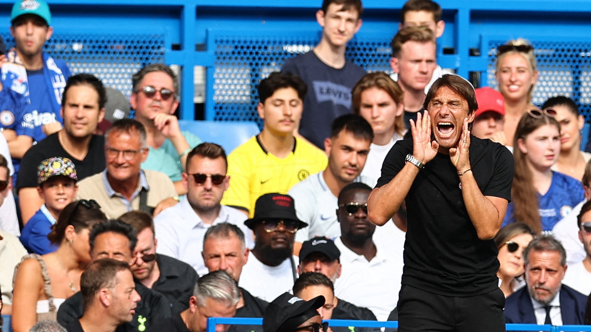 Антонио Конте очень экспрессивен во время матча