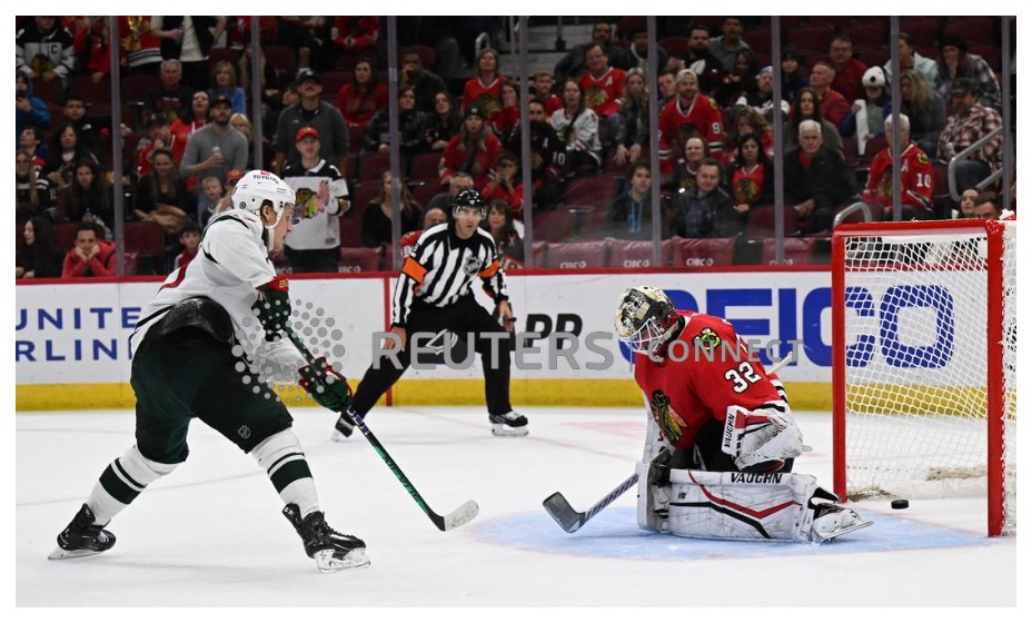 Кирилл Капризов неудержим на острие атаки. Фото: Reuters