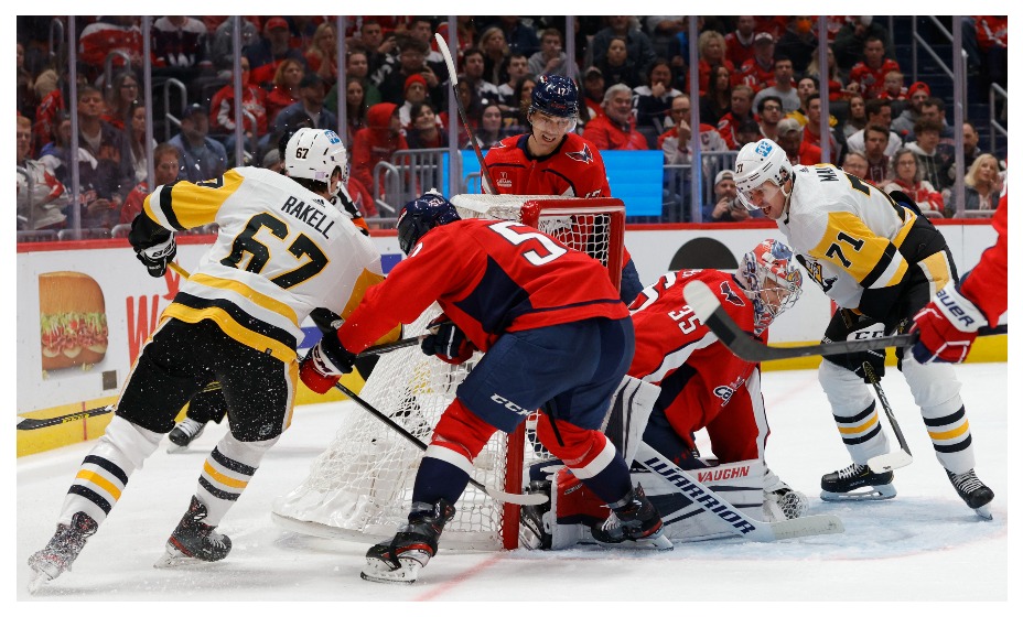 Евгений Малкин набрал одно очко в матче против «Кэпиталз». Фото: Reuters