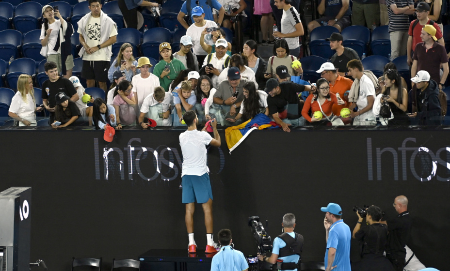 Карен Хачанов снова стал любимцем фанатов. Фото: Reuters