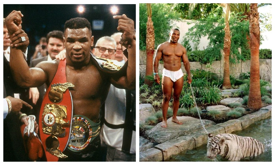 Боксер Майк Тайсон побеждал всех на ринге и держал дома настоящего тигра. Фото: Соцсети