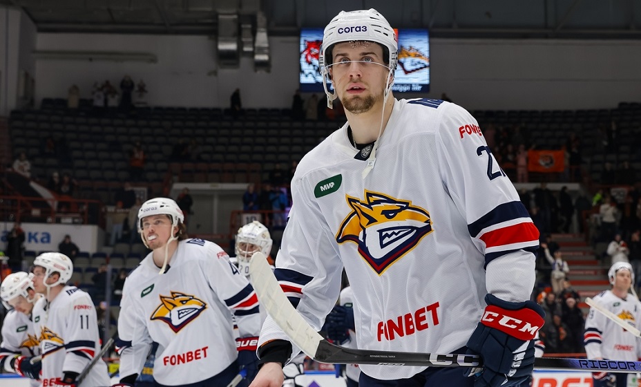 Гол Канцерова принес победу «Металлургу» в матче КХЛ против «Ак Барса». Фото: ХК «Металлург»